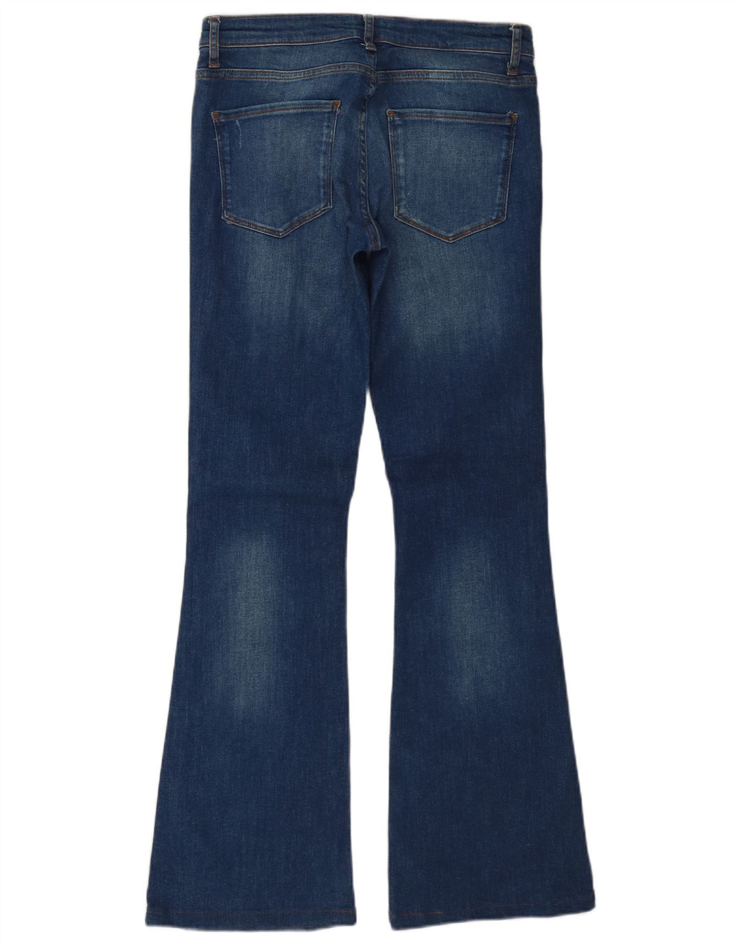 Jeans svasati da donna Zara EU 38 Small W28 L32 cotone blu