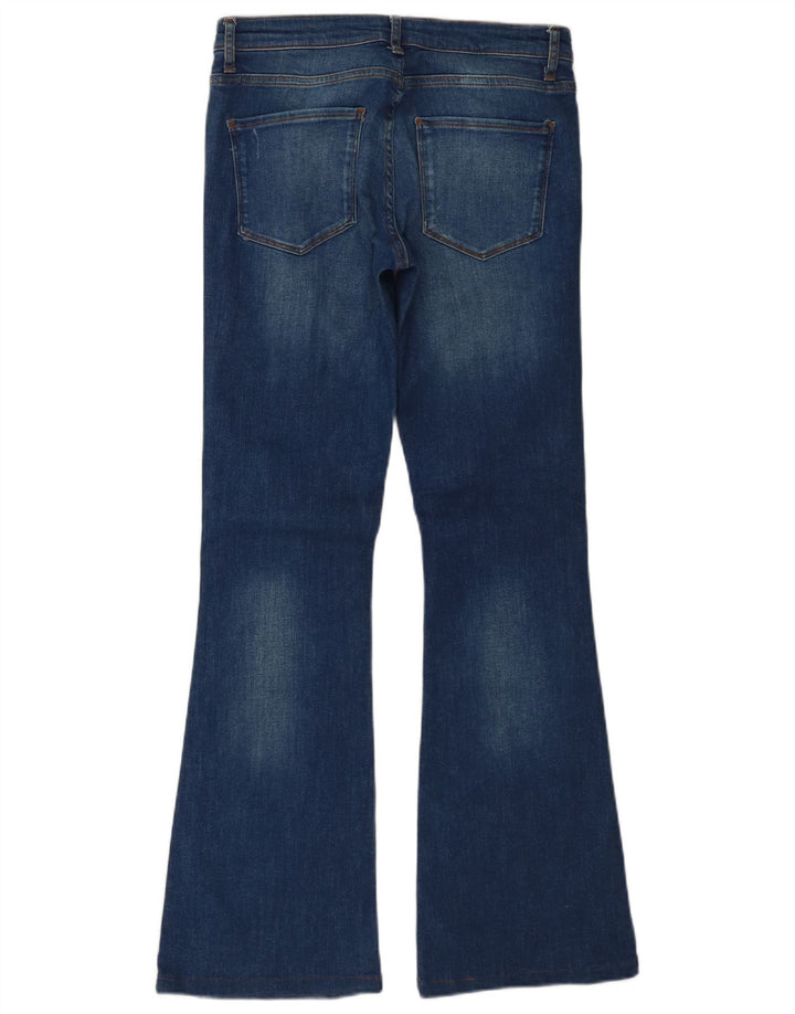 Jeans svasati da donna Zara EU 38 Small W28 L32 cotone blu