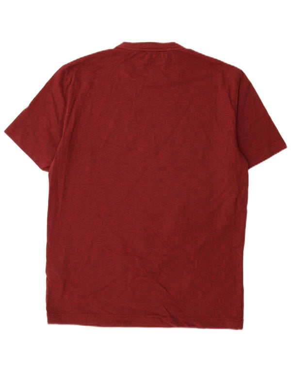 T-shirt grafica da uomo Emporio Armani Top in cotone bordeaux medio