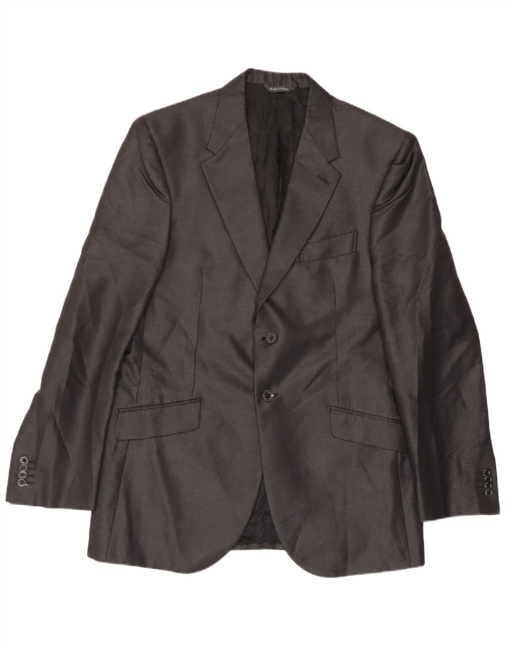 Giacca Blazer 2 Bottoni Uomo Carlo Pignatelli IT 52 XL Seta Grigia