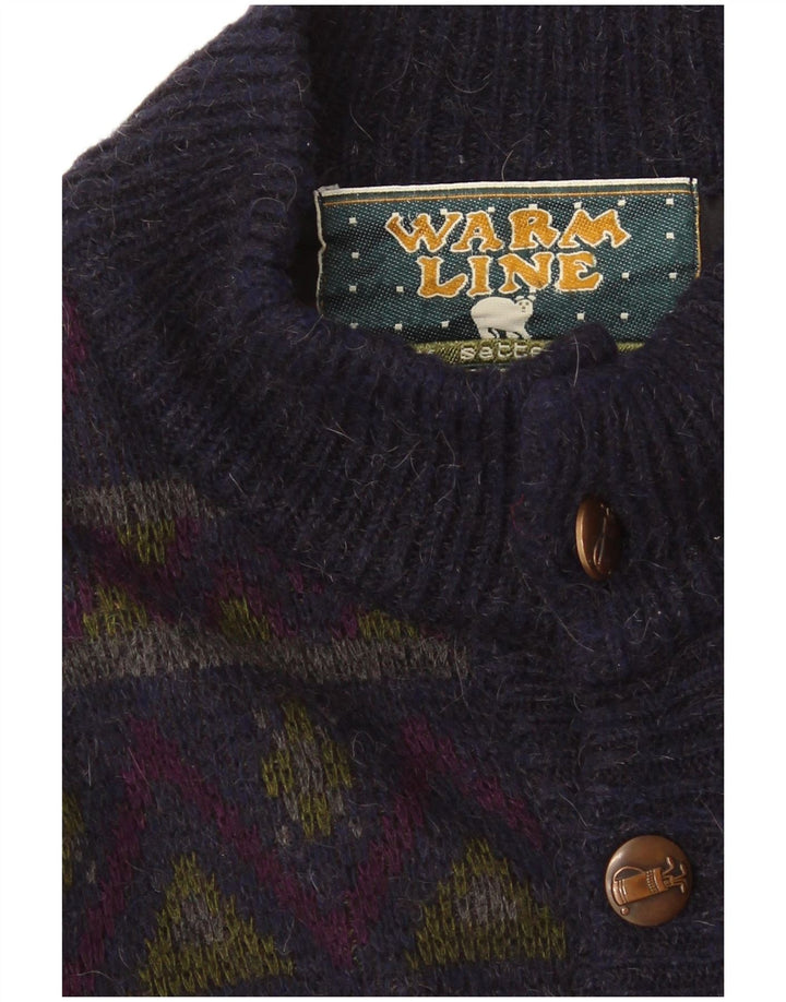 Maglione cardigan da uomo Settebello medio multicolore geometrico