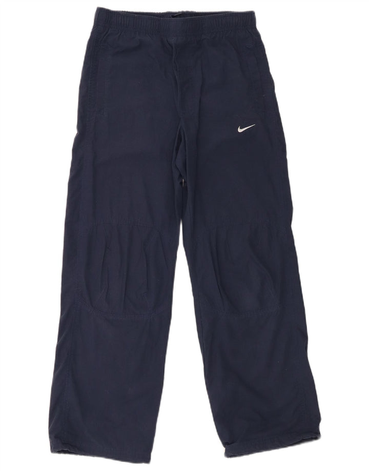 Pantaloni della tuta da ragazzo Nike 10-11 anni poliestere blu navy medio