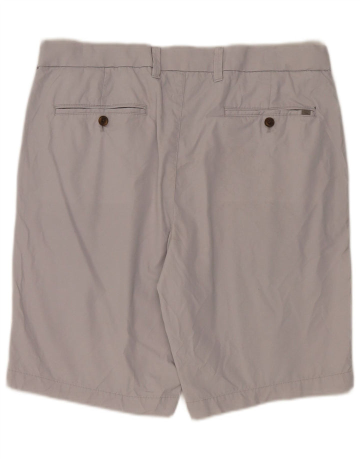 Pantaloncini chino da uomo Marks & Spencer W36 grandi in cotone grigio