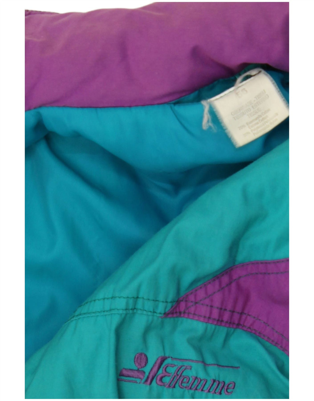 Giacca Imbottita Uomo Effemme IT 56 3XL Blu Colourblock Cotone