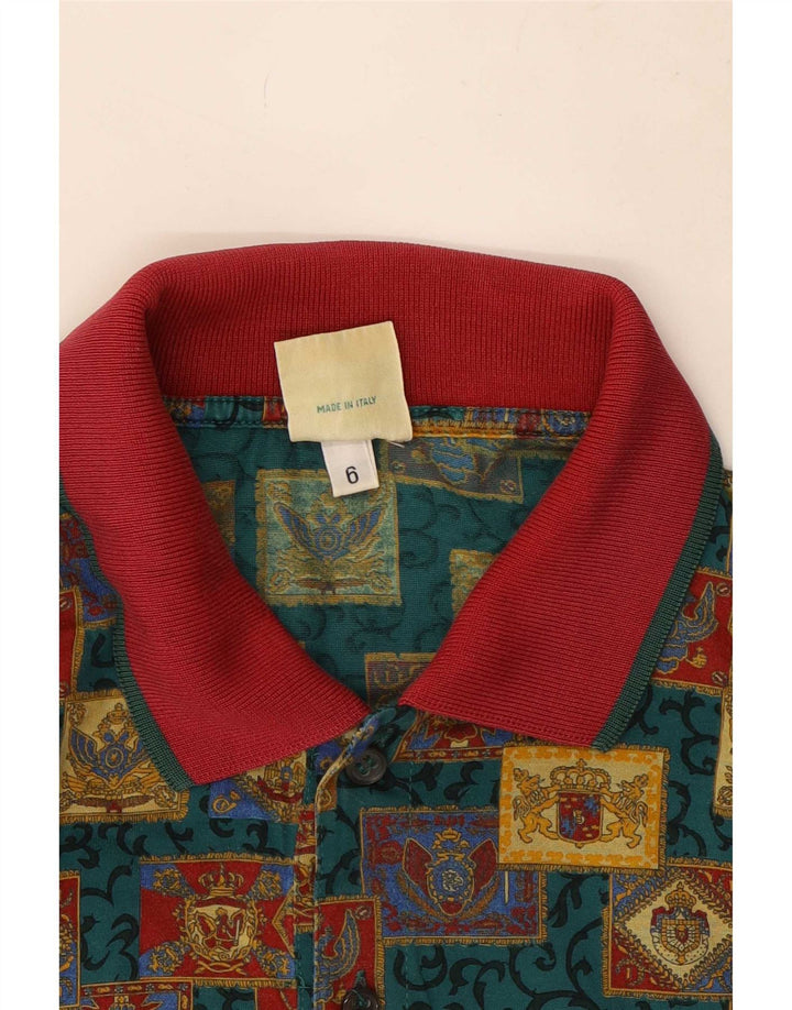 Polo da uomo Mango grande geometrica multicolore