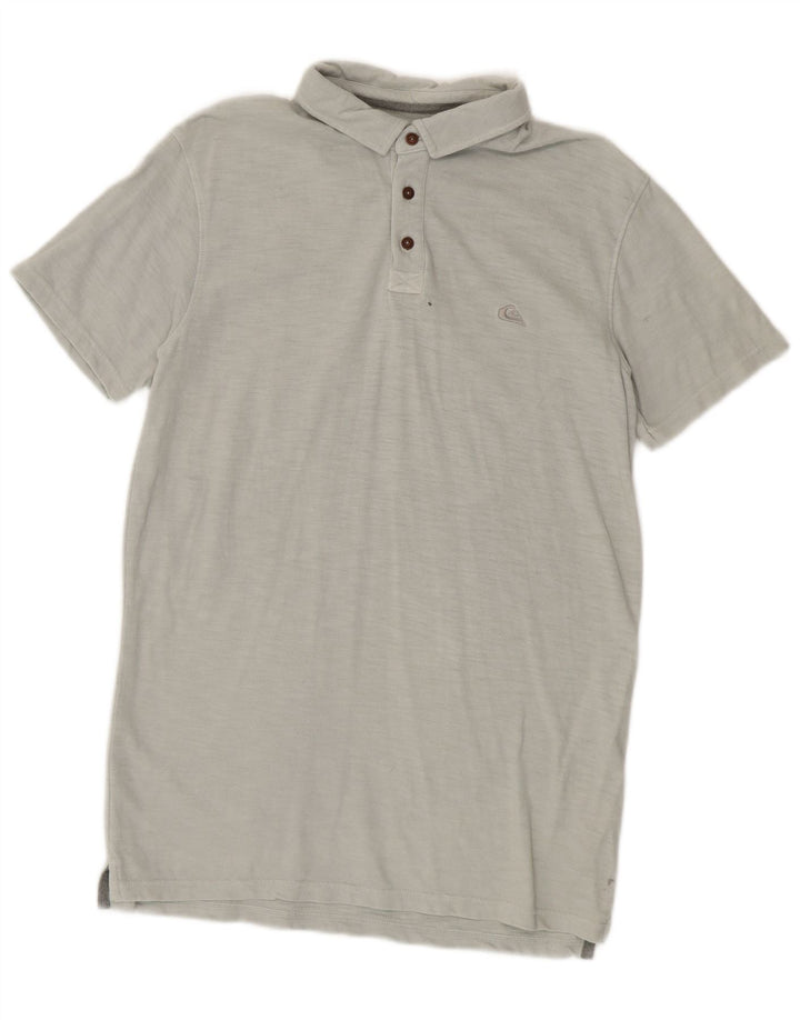 Polo da uomo QUIKSILVER Modern Fit in cotone grigio medio