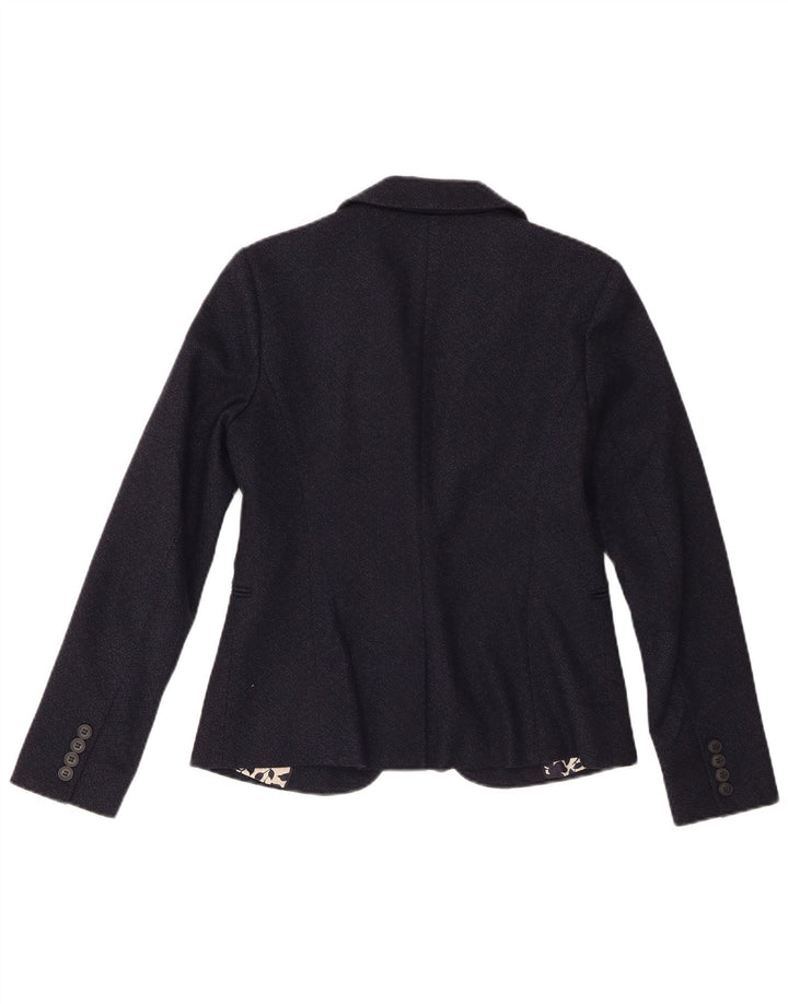 Giacca blazer da donna a 1 bottone Hobbs UK 10 piccola in poliestere blu navy