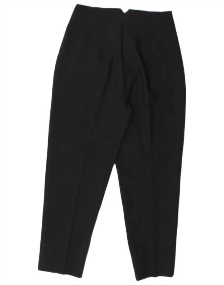 Pantaloni chino affusolati da donna ZARA medi W28 L26 poliestere nero