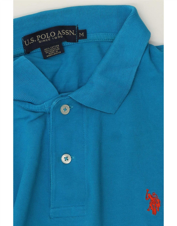 Polo Assn. degli Stati Uniti Polo da uomo in cotone blu medio