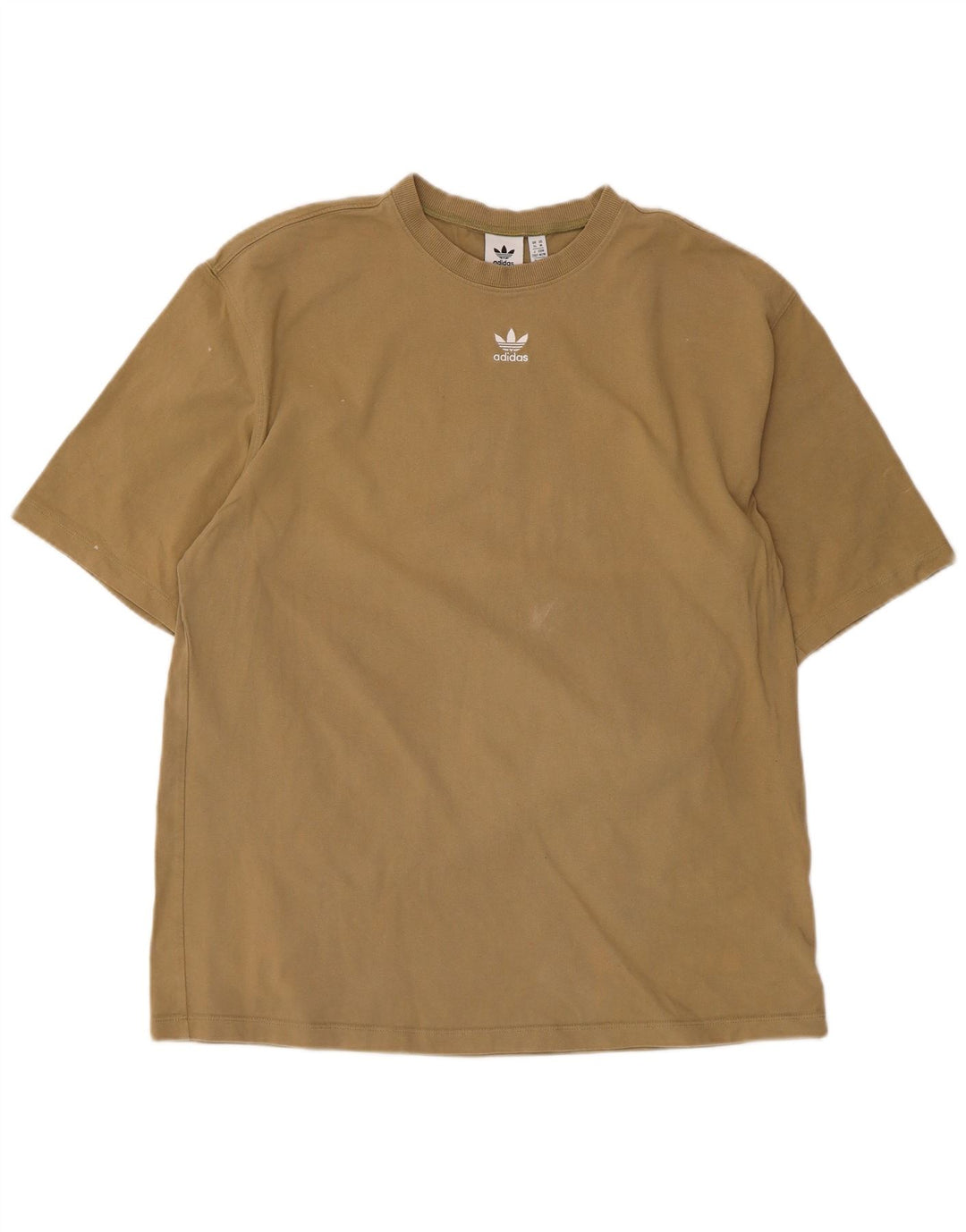 T-shirt da donna Adidas Top UK 14 cotone kaki medio