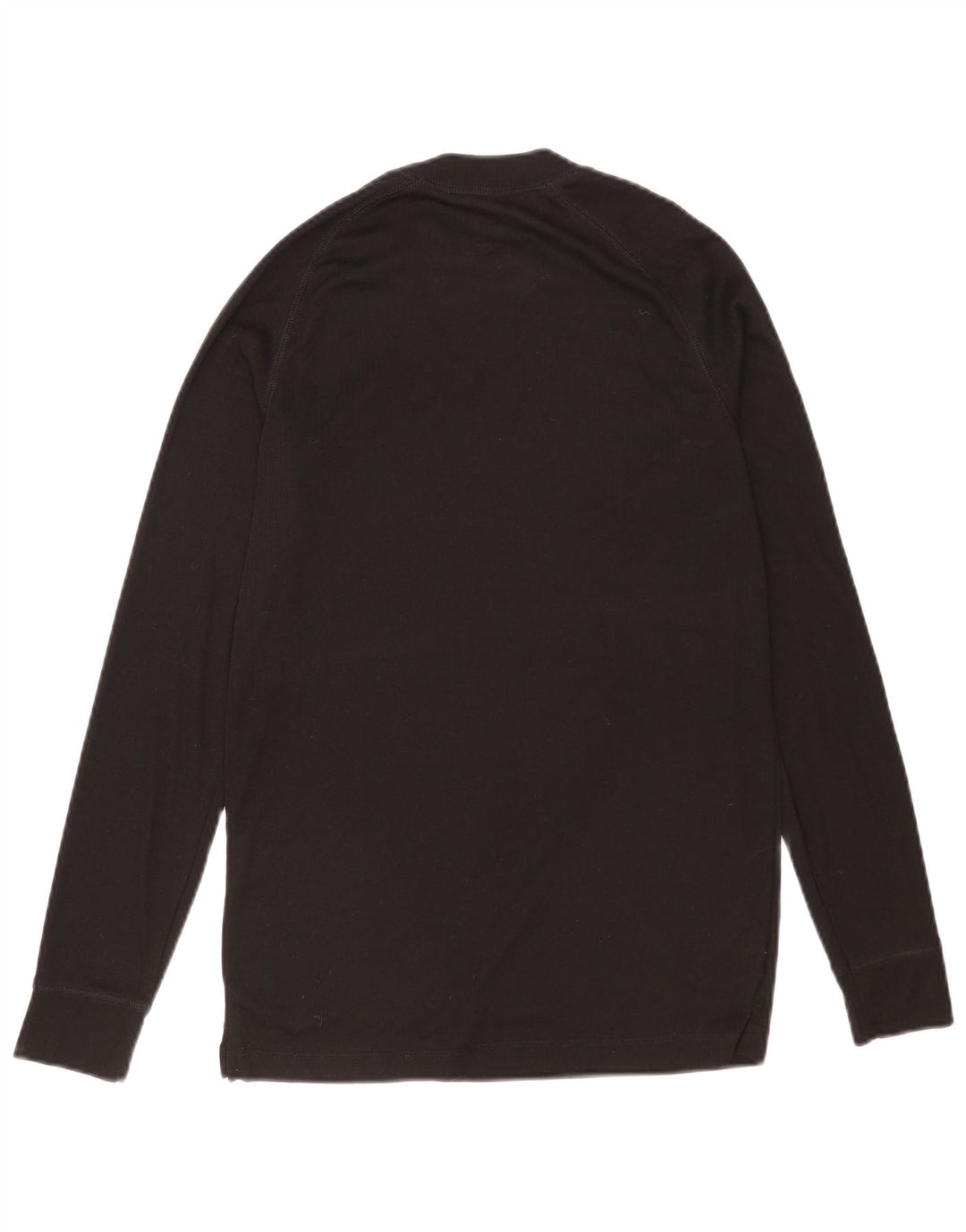 Mountain Warehouse Top da uomo a maniche lunghe piccolo in poliestere nero
