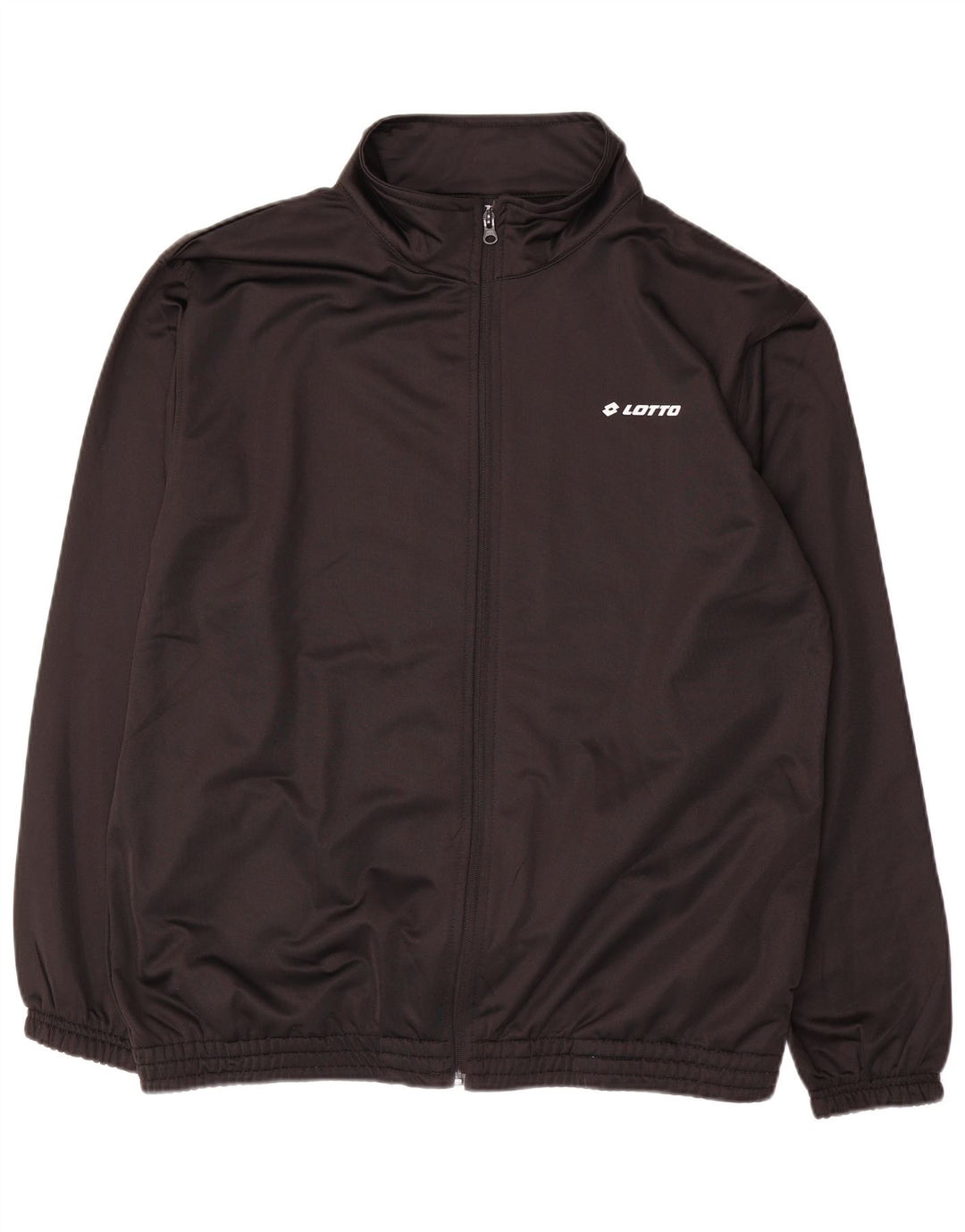 Giacca da ginnastica da uomo Lotto 2XL nera in poliestere