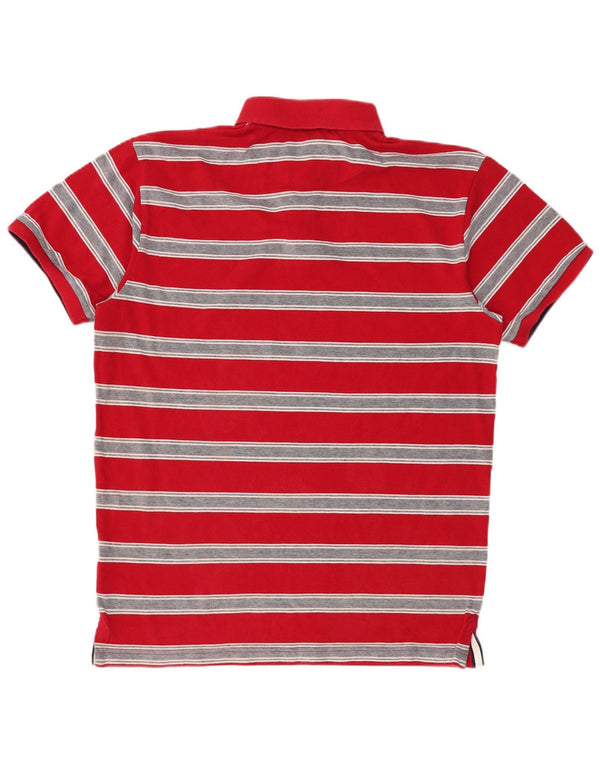 Polo da uomo Gant XL in cotone a righe rosse