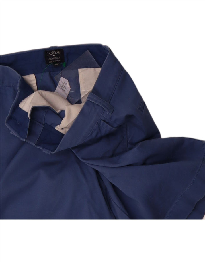 J. CREW Mens Chino Shorts W32 Medium  Blue Cotton Vintage J. Crew and Second-Hand J. Crew from Messina Hembry 