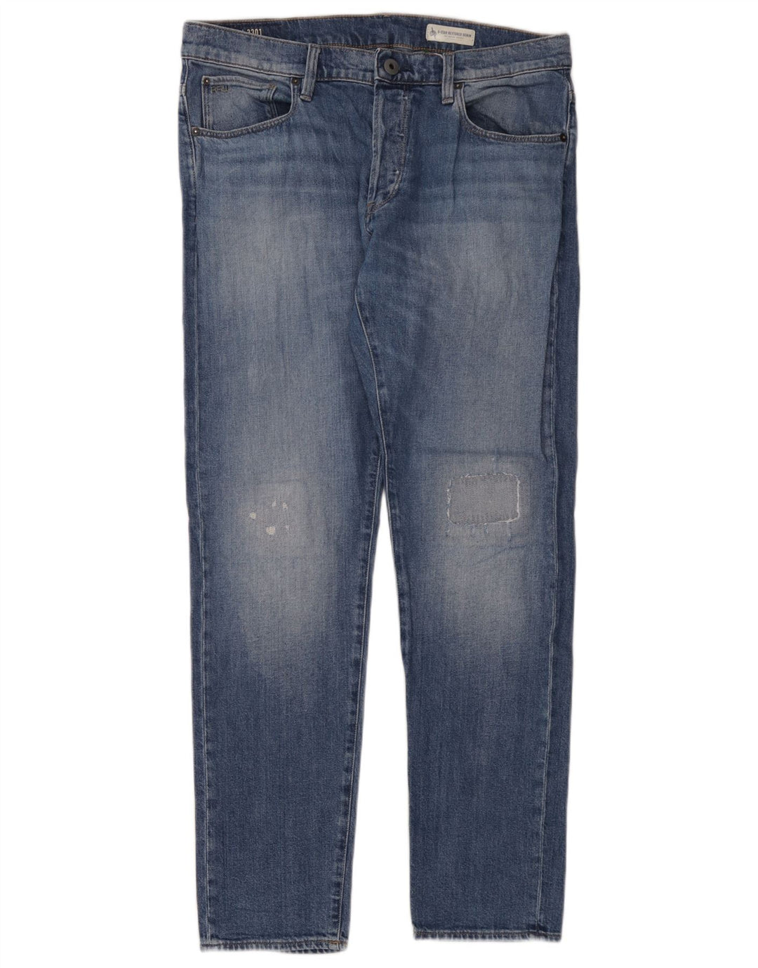Jeans slim da uomo G-Star 3301 W34 L32 cotone blu