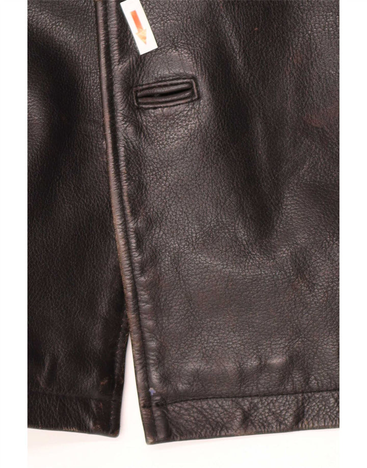 Giacca in pelle da uomo Wilsons UK 38 media nera