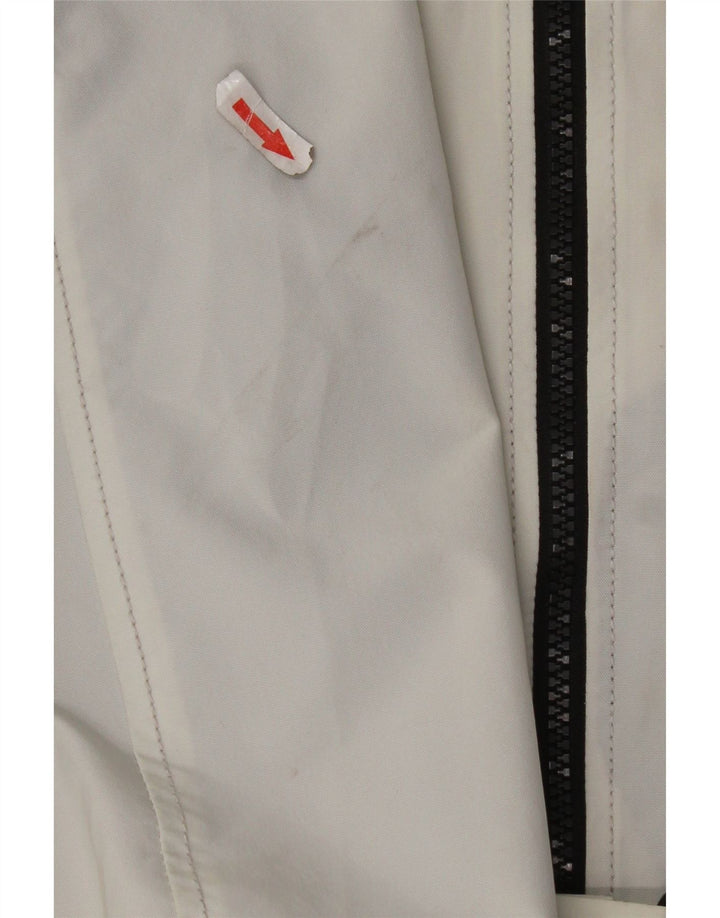 Giacca antipioggia da donna Refrigiwear UK 14 Large bianca in poliammide