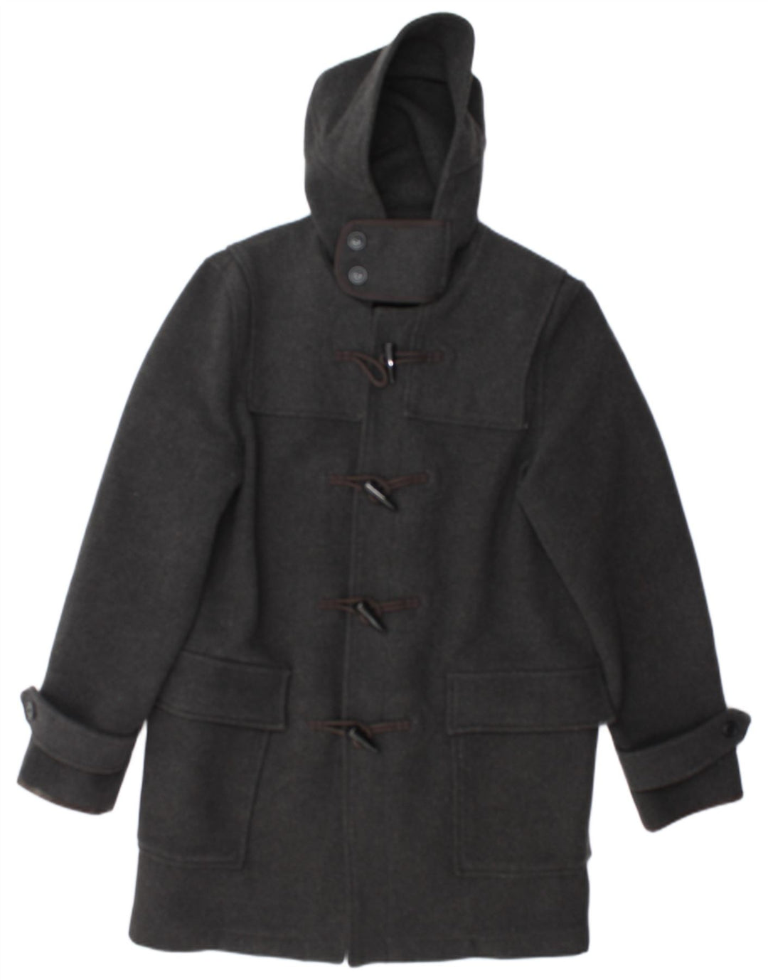 Montgomery con cappuccio da uomo TOPMAN UK 38 Grigio medio