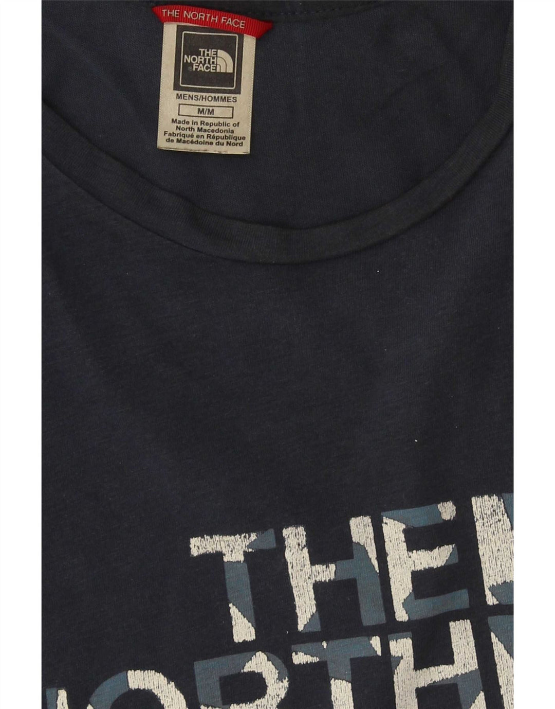 T-shirt grafica da uomo The North Face Top blu medio