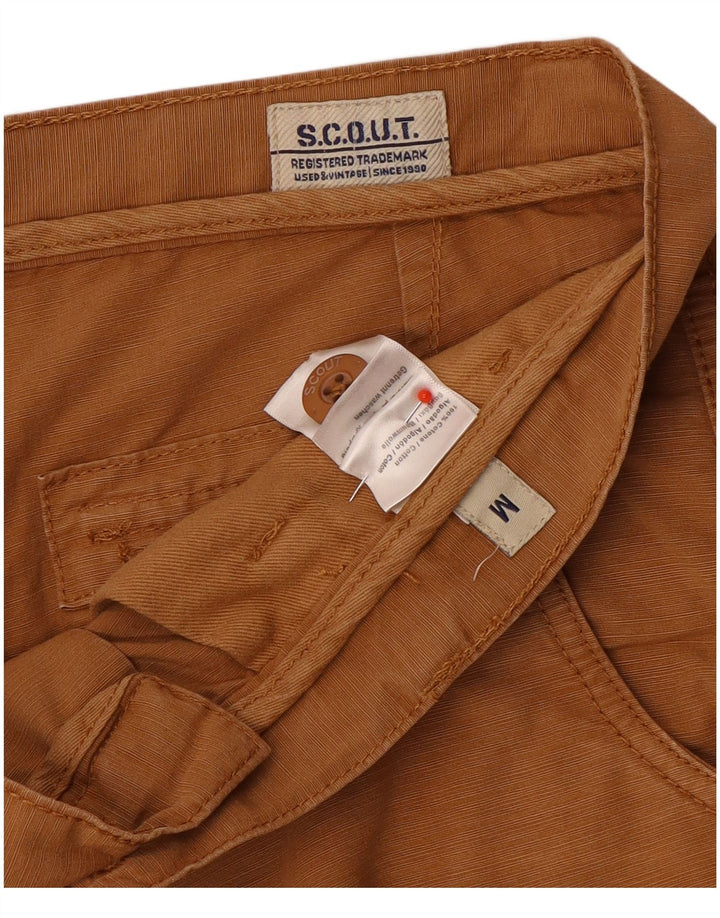 Pantaloncini cargo da uomo Scout medi W32 in cotone marrone