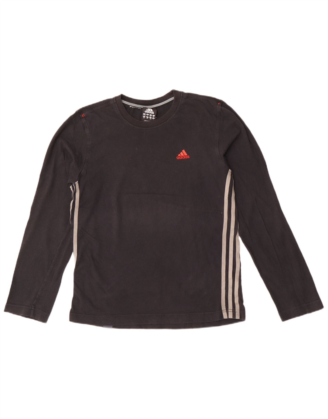 Maglia Adidas Ragazzo Manica Lunga 13-14 Anni Cotone Nera