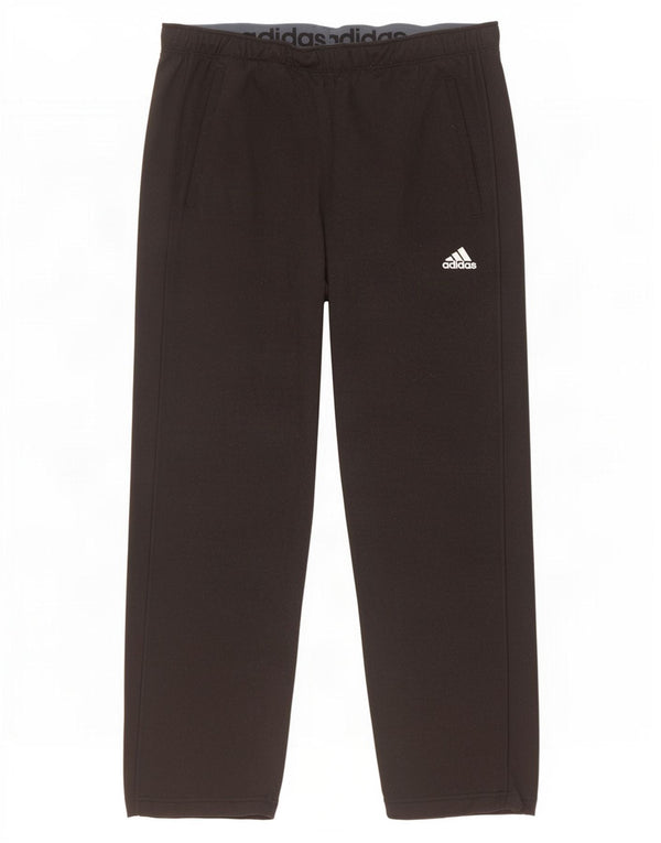 Pantaloni da tuta da uomo Adidas Large neri in poliestere