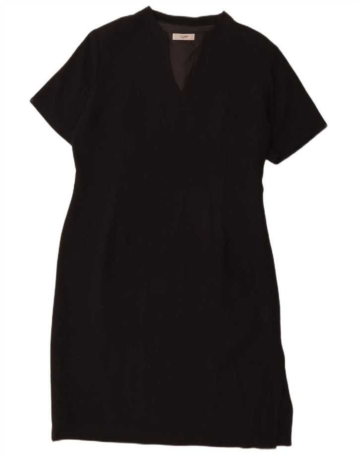 MARKS & SPENCER Abito tubino da donna UK 20 2XL Poliestere nero