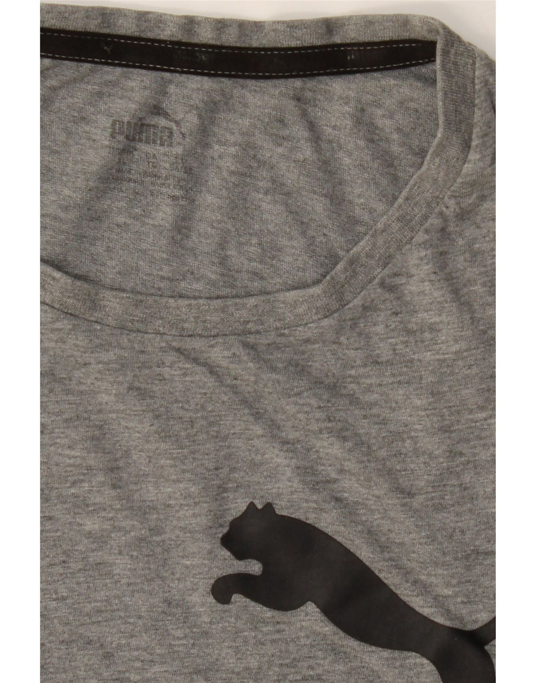 PUMA Mens Graphic T-Shirt Top XL Grey Cotton Vintage Puma and Second-Hand Puma from Messina Hembry 
