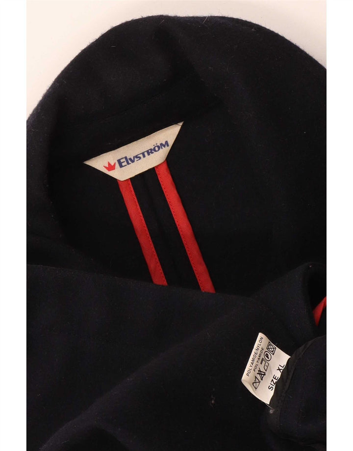 Cappotto da marinaio da uomo Elvstrom UK 42 XL Lana blu navy
