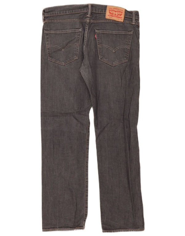 Levi's Uomo 504 Jeans dritti W32 L30 Cotone grigio