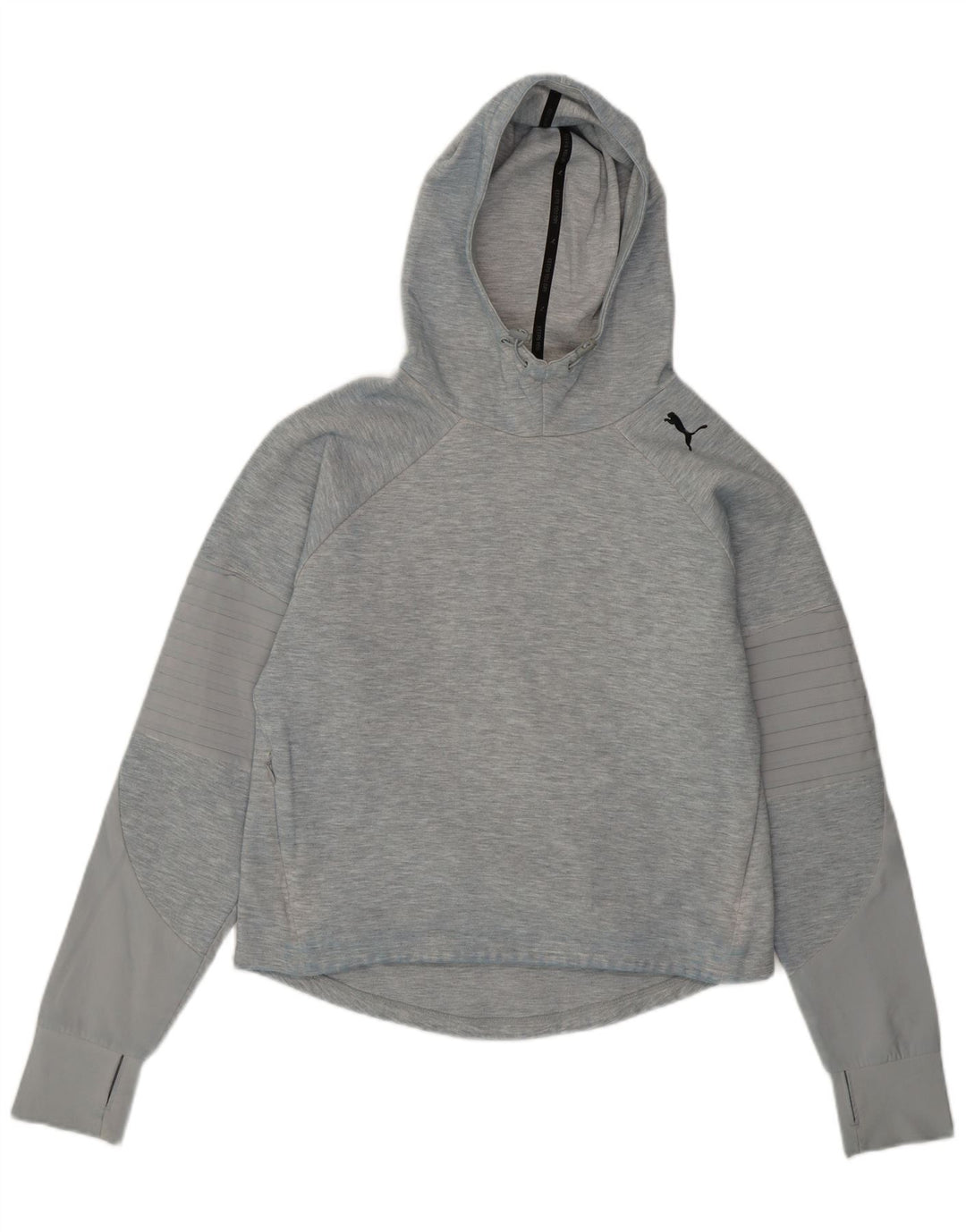 Felpa con cappuccio PUMA da donna UK 10 piccola grigia