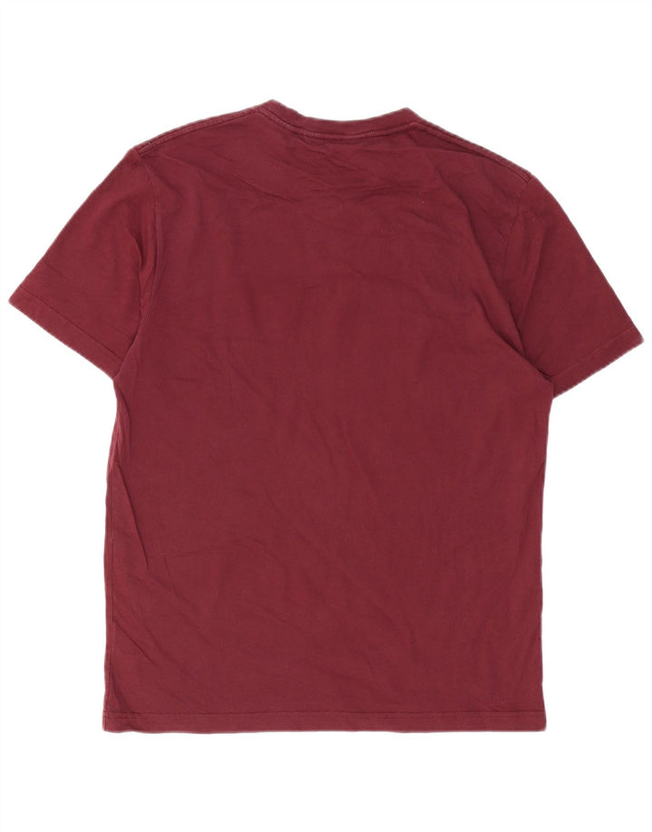 PINGUIN T-shirt da uomo Top in cotone bordeaux medio