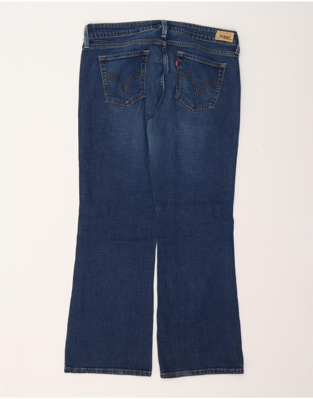 LEVI'S Jeans da donna 545 bassi bootcut US 12 grandi W34 L28 cotone blu