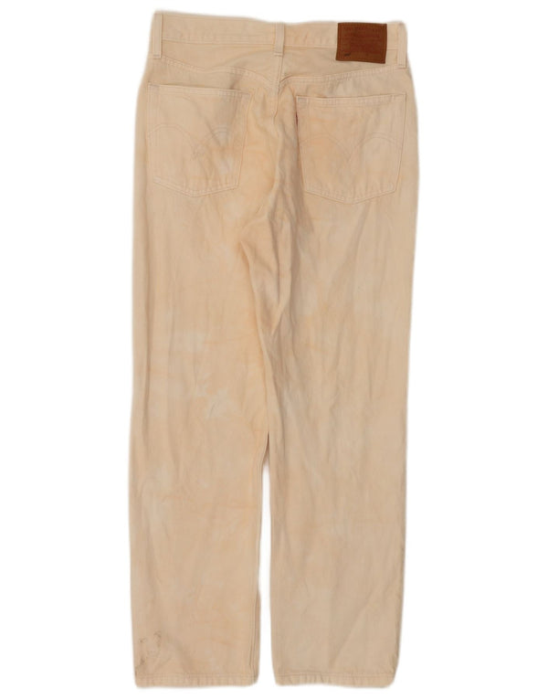 Levi's Womens 501 High Rise Straight Jeans W27 L26 Pink Tie Dye Cotton