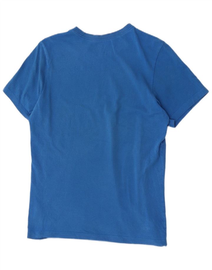 T-shirt grafica da uomo Nike Top Small in cotone blu