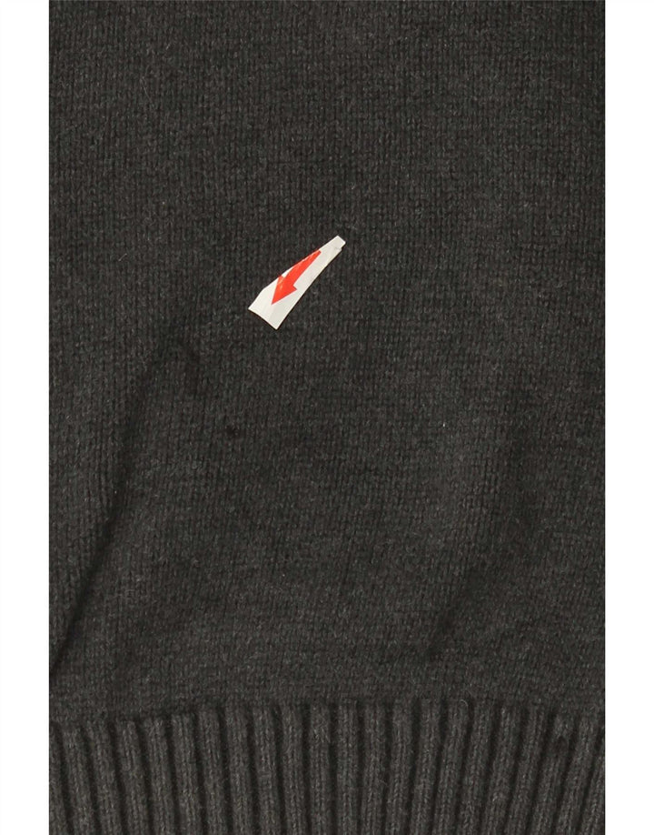 Maglione maglione girocollo da uomo Tommy Hilfiger in cotone grigio medio