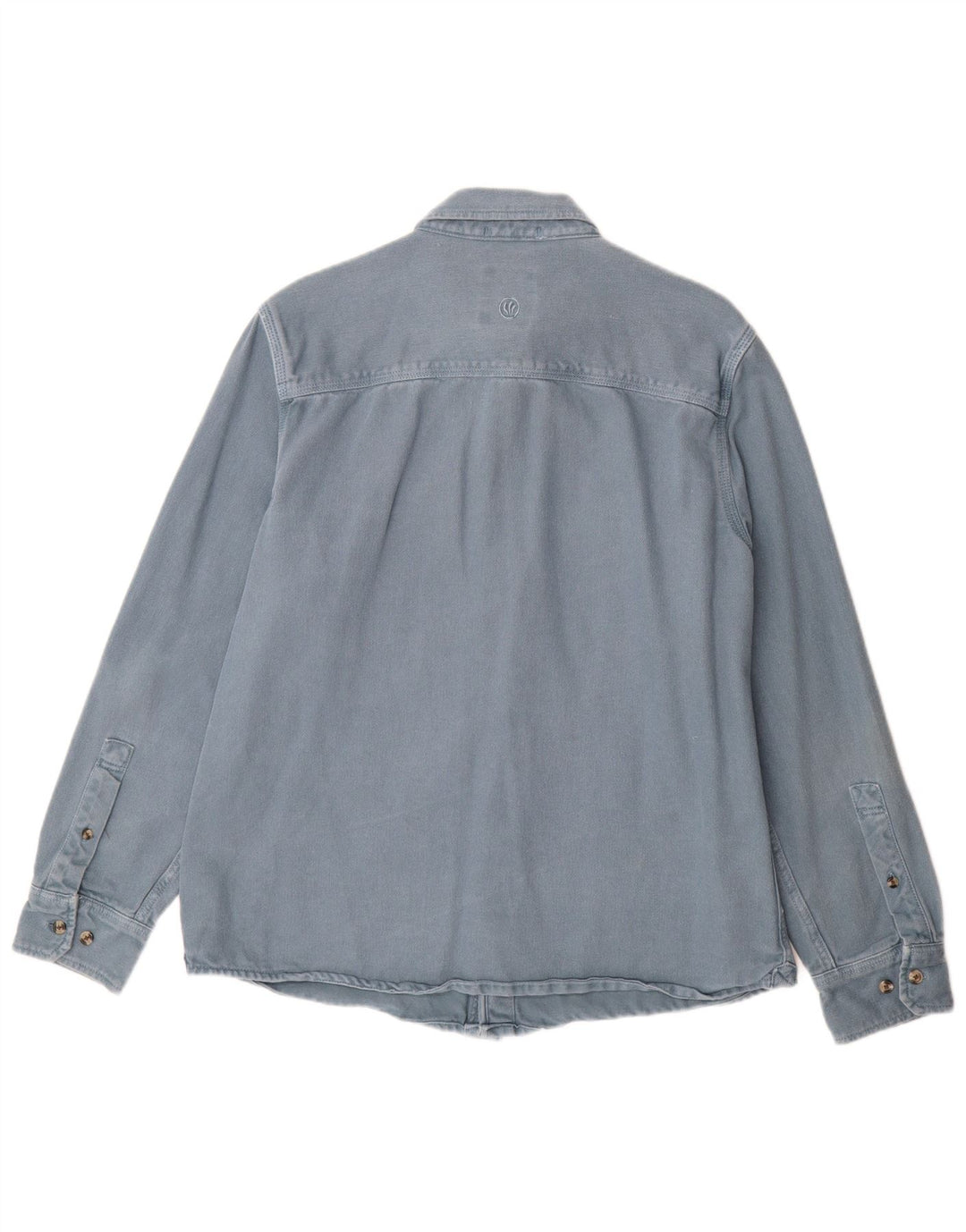 Camicia di jeans da uomo Fat Face grande in cotone blu