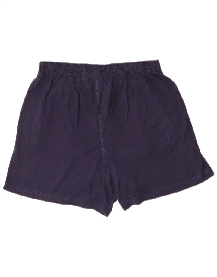 NIKE Mens Sport Shorts 2XL  Navy Blue Cotton