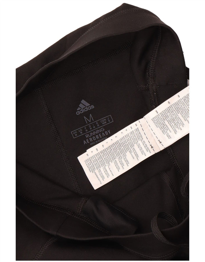 Pantaloni da tuta Adidas Aeroready da donna UK 14 Medium Nero Poliestere