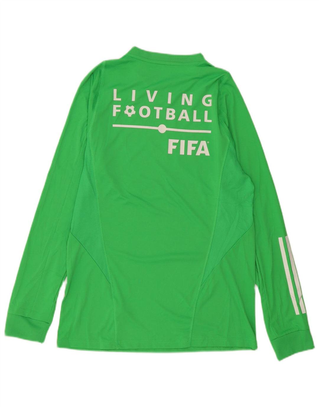 ADIDAS Mens Aeroready Slim Fit Top Long Sleeve Medium Green Polyester