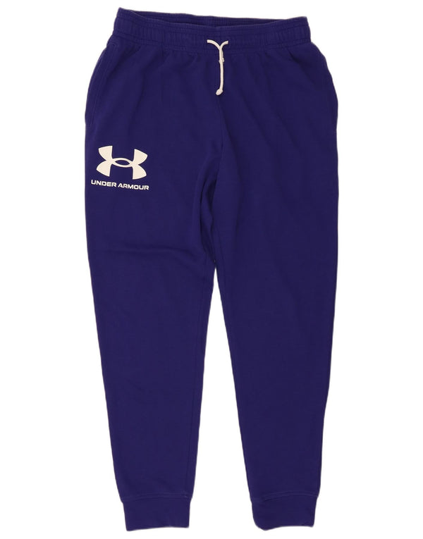Pantaloni da tuta da donna Under Armour da jogging UK 14 Large Blu Navy
