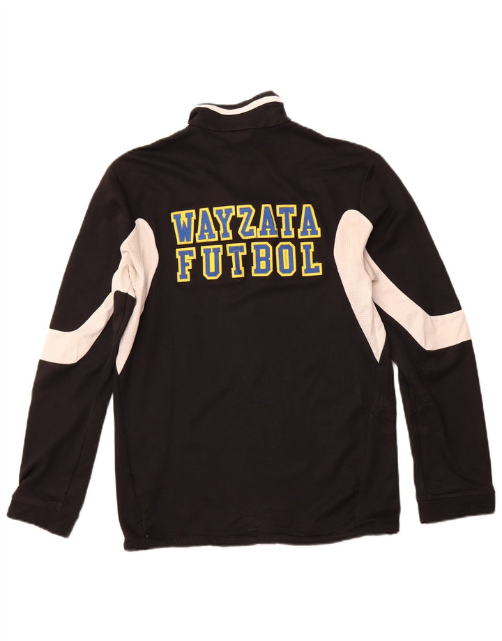 Top da tuta ADIDAS da uomo Climacool con grafica pullover UK 36/38 piccolo nero