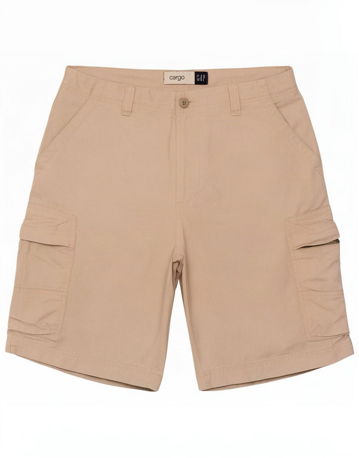 Pantaloncini cargo da uomo Gap W31 cotone beige medio