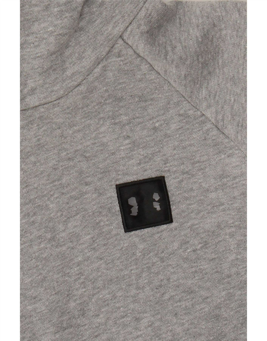 Felpa con cappuccio da uomo Under Armour piccola in cotone chiazzato grigio