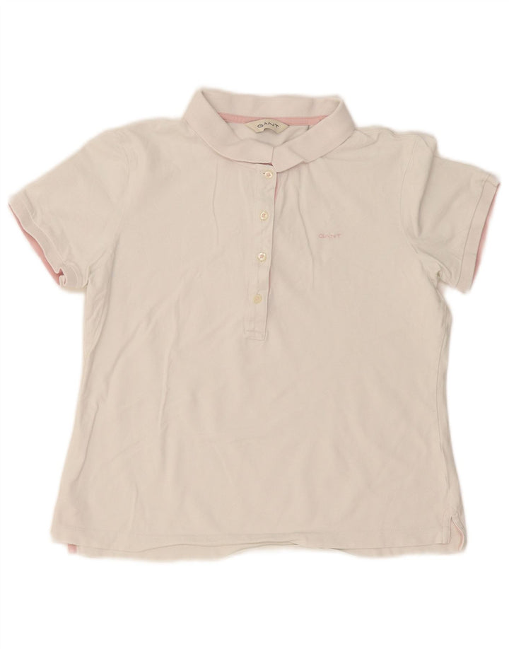 Polo da donna Gant UK 14 media bianca