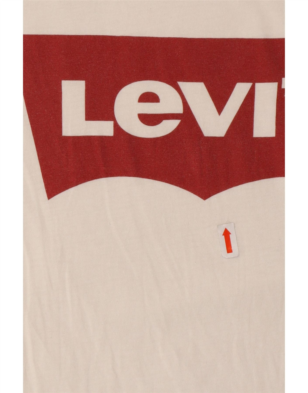 T-shirt grafica da donna LEVI'S Top UK 14 grande bianca