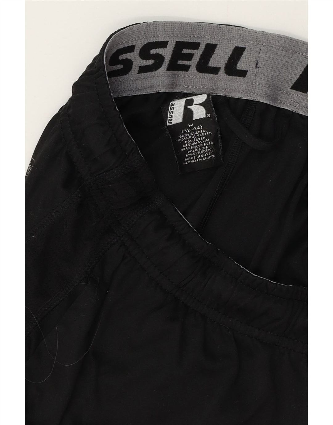 Pantaloncini sportivi Dri-Power da uomo RUSSELL ATHLETIC poliestere nero medio