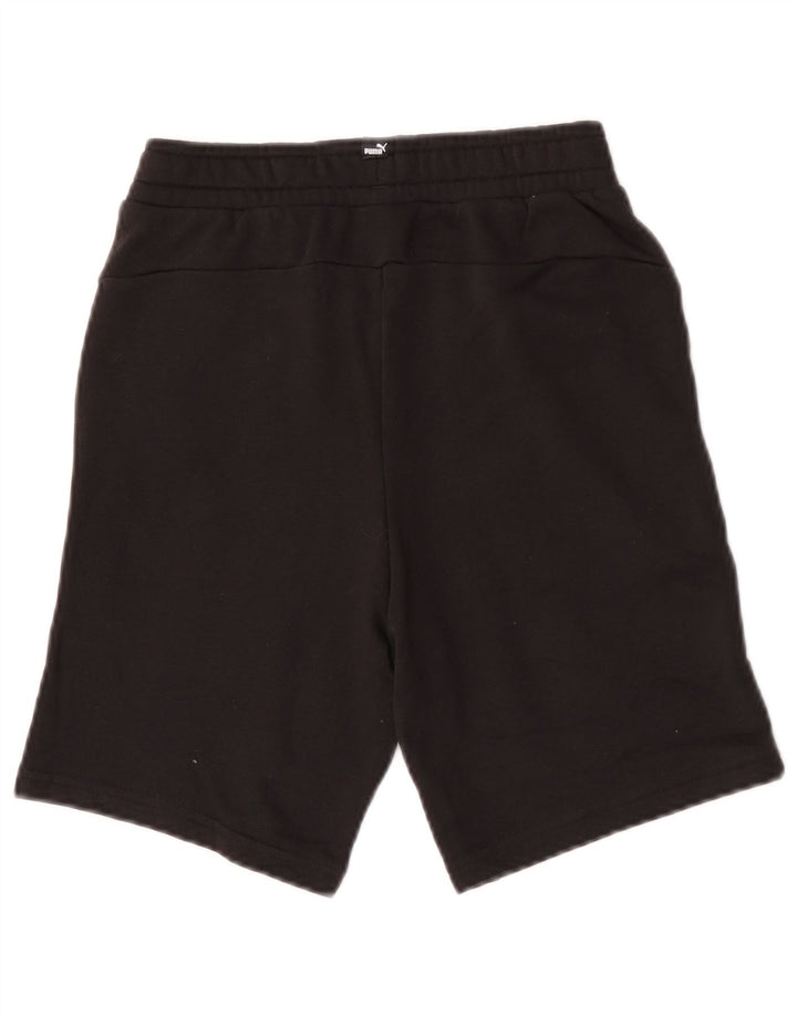 Pantaloncini sportivi Puma da ragazzo 11-12 anni in cotone nero