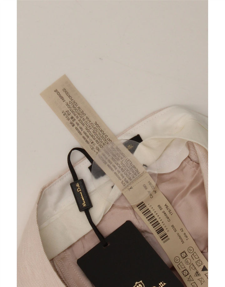 Pantaloni corti regolari da donna Massimo Dutti EU 42 Large W32 L26 Rosa
