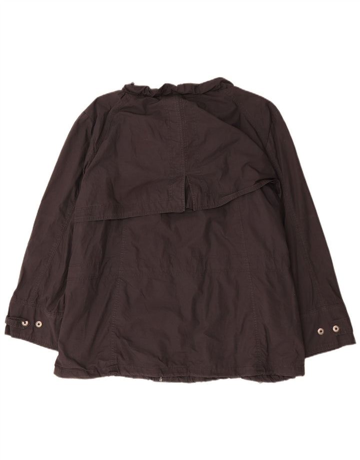Giacca militare da donna Marks & Spencer UK 26 5XL cotone marrone